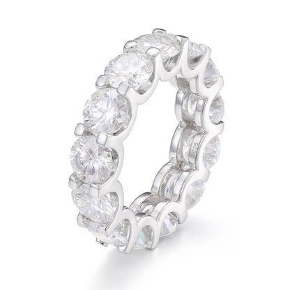 S925 VVS Moissanite Simple Ring