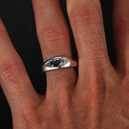 S925 VVS Moissanite Horus Adjustable Ring