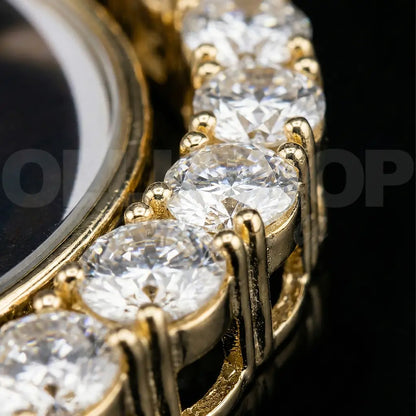 Personalized Dual-Image Rotating Pendant – 42mm Round Design