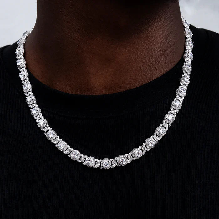 Rock Sugar Stone Cuban Chain - 10mm
