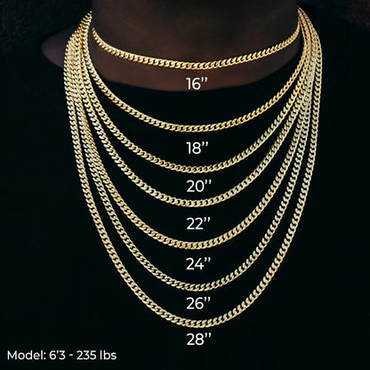 Rope Chain in Rose Gold- 6mm