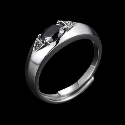 S925 VVS Moissanite Horus Adjustable Ring