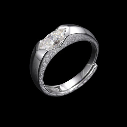 S925 VVS Moissanite Horus Openable Ring