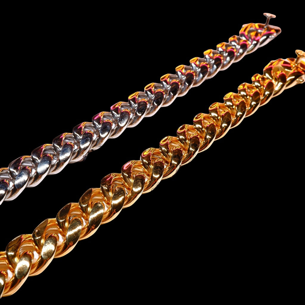 Classic Miami Cuban Bracelet - 14mm