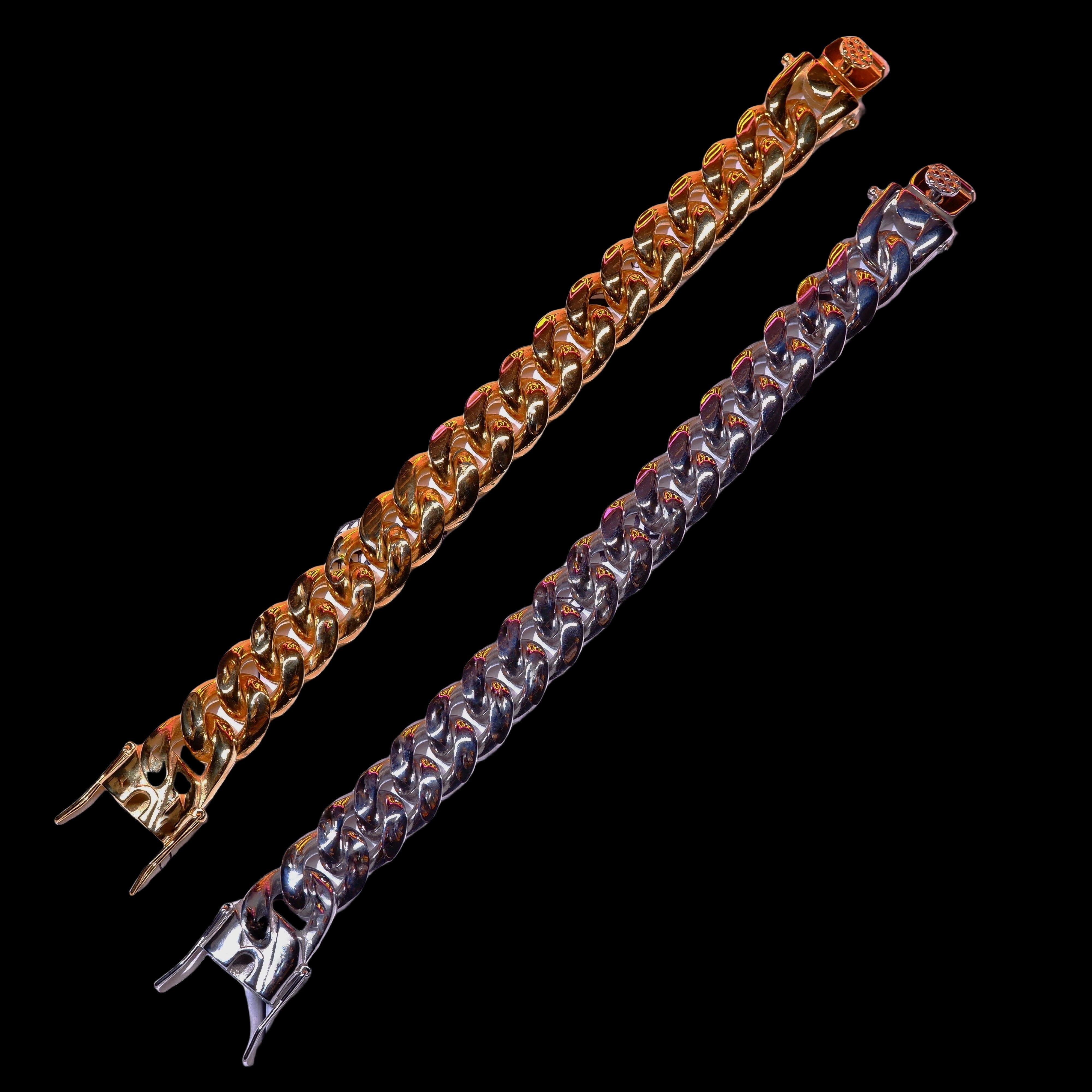 Classic Miami Cuban Bracelet - 14mm
