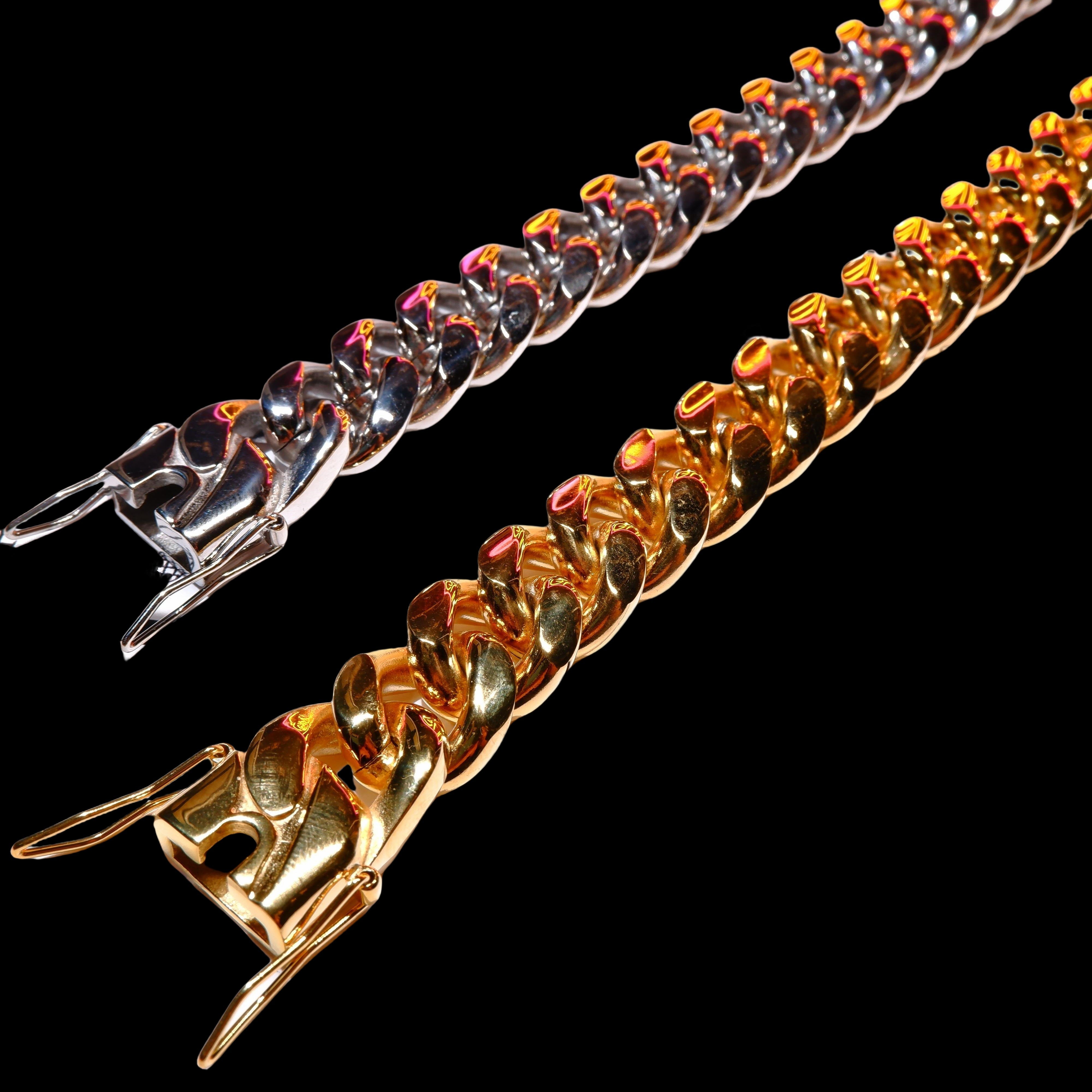 Classic Miami Cuban Bracelet - 14mm