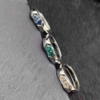 S925 Moissanite Marquise Ring With Adjustable Opening