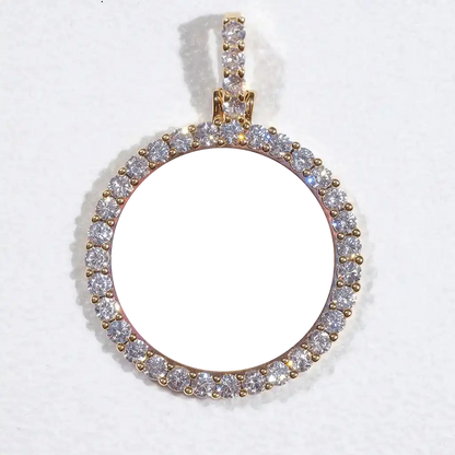 Personalized Round Photo Pendant – Small Size
